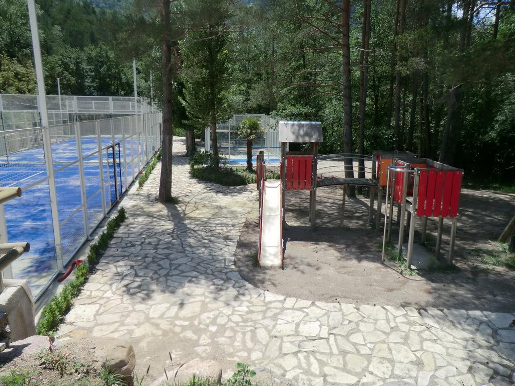 Camping L'Espelt La Pobla de Lillet Exteriér fotografie