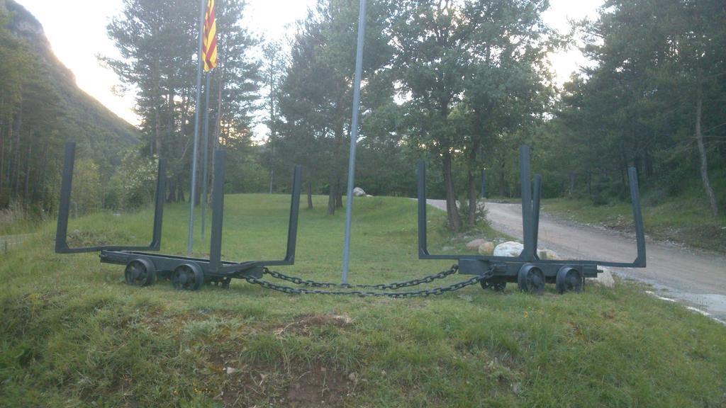 Camping L'Espelt La Pobla de Lillet Exteriér fotografie